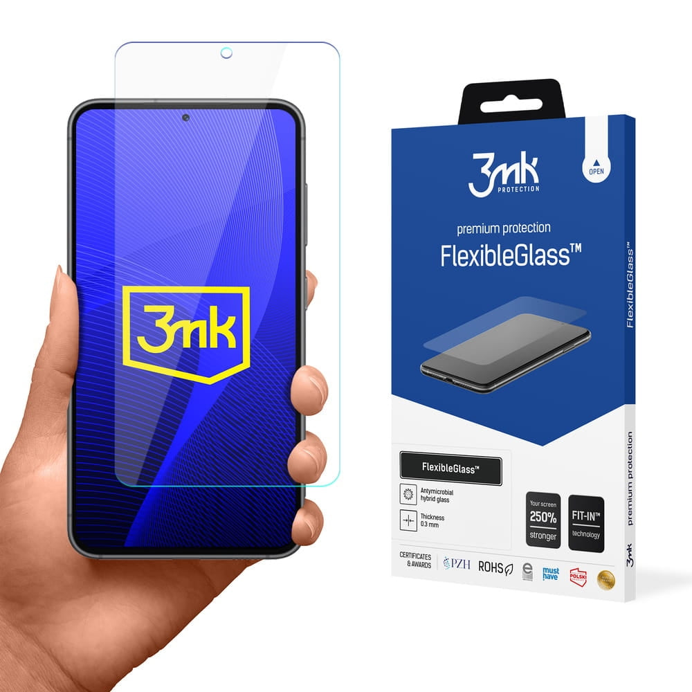 3MK Premium Flexible Glass - Αντιχαρακτικό Υβριδικό Προστατευτικό Γυαλί Οθόνης - Samsung Galaxy S23 Plus - 0.3mm (59031085126