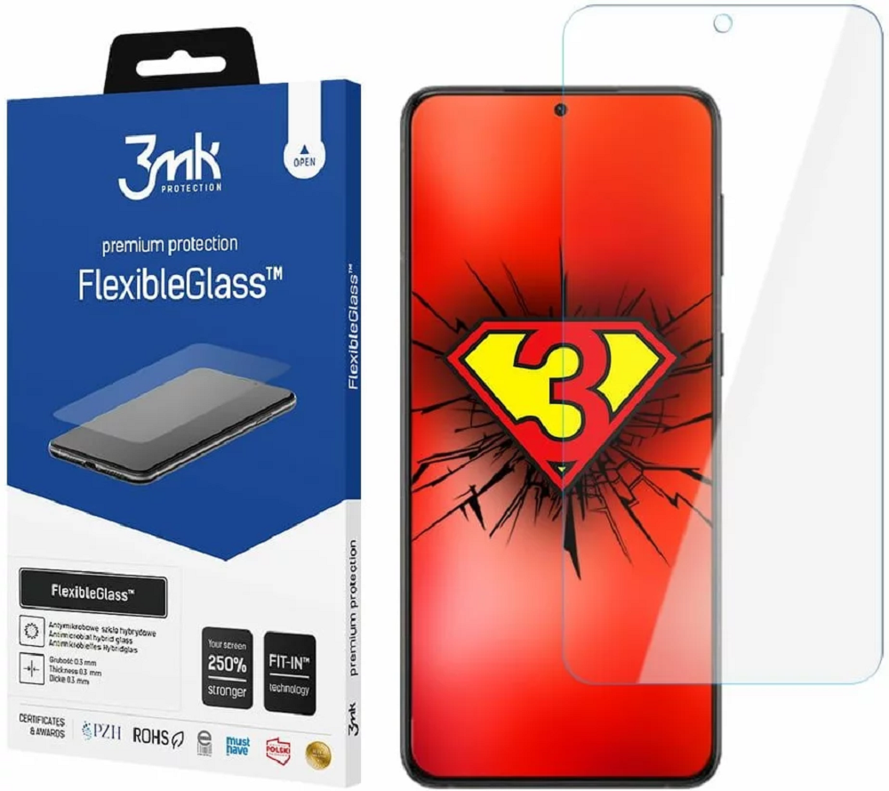 3MK Premium Flexible Glass - Αντιχαρακτικό Υβριδικό Προστατευτικό Γυαλί Οθόνης - Samsung Galaxy S23 Plus - 0.3mm (59031085126