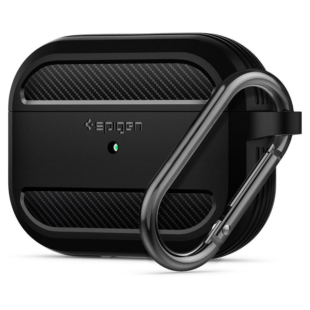 Spigen Rugged Armor Θήκη Apple Airpods Pro 1st Gen - Black Matte (ASD00540)