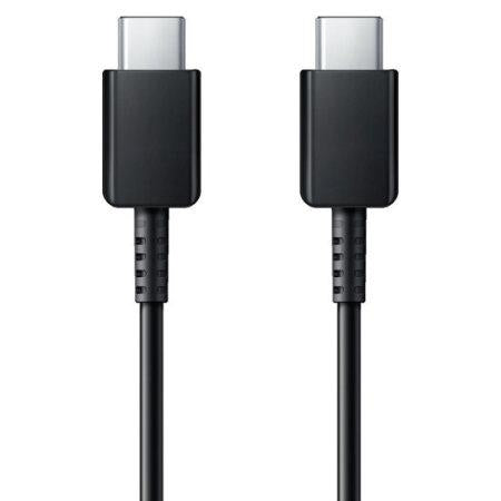 Samsung Official Καλώδιο Φόρτισης και Μεταφοράς Δεδομένων Type - C σε Type - C - 100cm - 3A - Black (EP-DA705BBEGWW)
