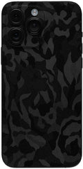 Αυτοκόλλητο Skin Προστασίας Πλάτης - Apple iPhone 15 Pro - Gams Premium Vinyl Skin Back Plate - Camo Black (GAMS-VNL-SKIN-CB-