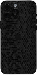 Αυτοκόλλητο Skin Προστασίας Πλάτης - Apple iPhone 15 Pro - Gams Premium Vinyl Skin Back Plate - Honeycomb Black (GAMS-VNL-SKI