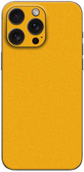 Αυτοκόλλητο Skin Προστασίας Πλάτης - Apple iPhone 15 Pro - Gams Premium Vinyl Skin Back Plate - Yellow Satin (GAMS-VNL-SKIN-Y