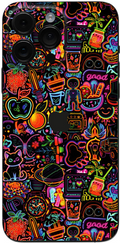 Αυτοκόλλητο Skin Προστασίας Πλάτης - Apple iPhone 15 Pro Max - Gams Premium Vinyl Skin Back Plate - 3D Neon (GAMS-VNL-SKIN-3D