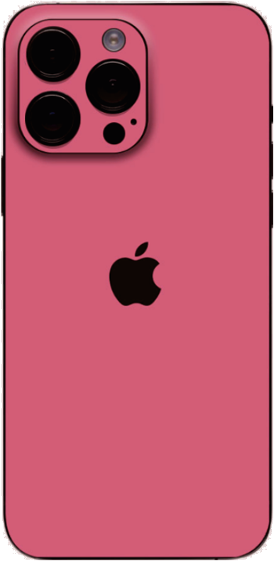 Αυτοκόλλητο Skin Προστασίας Πλάτης - Apple iPhone 15 Pro Max - Gams Premium Vinyl Skin Back Plate - Pink Matte (GAMS-VNL-SKIN