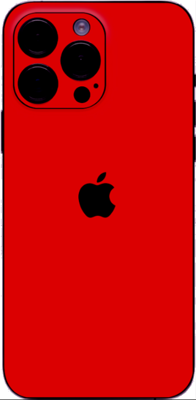 Αυτοκόλλητο Skin Προστασίας Πλάτης - Apple iPhone 15 Pro Max - Gams Premium Vinyl Skin Back Plate - Red Matte (GAMS-VNL-SKIN-