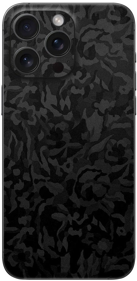 Αυτοκόλλητο Skin Προστασίας Πλάτης - Apple iPhone 16 Pro Max - Gams Premium Vinyl Skin Back Plate - Camo Black (GAMS-VNL-SKIN
