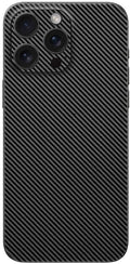 Αυτοκόλλητο Skin Προστασίας Πλάτης - Apple iPhone 16 Pro Max - Gams Premium Vinyl Skin Back Plate - Carbon Fiber Black (GAMS-