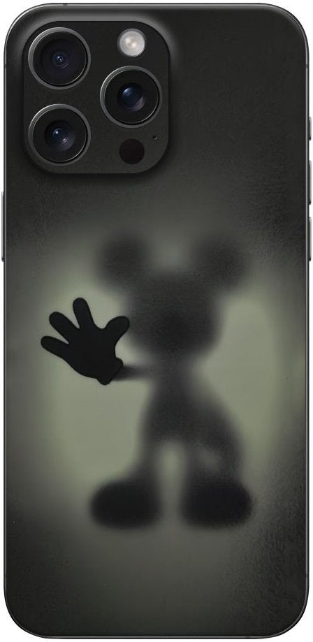 Αυτοκόλλητο Skin Προστασίας Πλάτης iPhone 15 Pro Max Gams Premium Vinyl Skin Back Plate Φωσφορίζον - Luminus Mouse (GAMS-VNL-