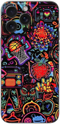 Αυτοκόλλητο Skin Προστασίας Πλάτης iPhone 16 Gams Premium Vinyl Skin Back Plate - 3D Neon (GAMS-VNL-SKIN-3DN-001-086)
