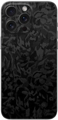 Αυτοκόλλητο Skin Προστασίας Πλάτης iPhone 16 Gams Premium Vinyl Skin Back Plate - Camo Black (GAMS-VNL-SKIN-CB-001-086)