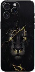 Αυτοκόλλητο Skin Προστασίας Πλάτης iPhone 16 Pro Gams Premium Vinyl Skin Back Plate Φωσφορίζον - Luminus Lion (GAMS-VNL-SKIN-