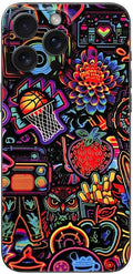 Αυτοκόλλητο Skin Προστασίας Πλάτης iPhone 16 Pro Max Gams Premium Vinyl Skin Back Plate - 3D Neon (GAMS-VNL-SKIN-3DN-001-083)