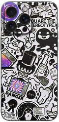 Αυτοκόλλητο Skin Προστασίας Πλάτης iPhone 16 Pro Max Gams Premium Vinyl Skin Back Plate - 3D TV Sticker (GAMS-VNL-SKIN-3DTS-0