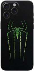 Αυτοκόλλητο Skin Προστασίας Πλάτης iPhone 16 Pro Max Gams Premium Vinyl Skin Back Plate Φωσφορίζον - Luminus Spider (GAMS-VNL
