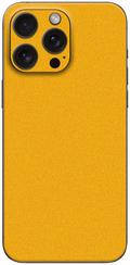 Αυτοκόλλητο Skin Προστασίας Πλάτης iPhone 16 Pro Max Gams Premium Vinyl Skin Back Plate - Yellow Satin (GAMS-VNL-SKIN-YS-001-