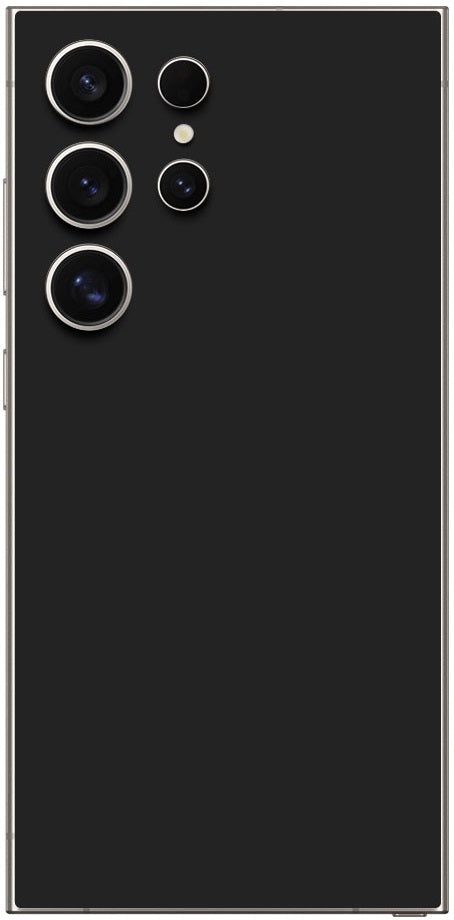 Αυτοκόλλητο Skin Προστασίας Πλάτης - Samsung Galaxy S24 Ultra - Gams Premium Vinyl Skin Back Plate - Black Matte (GAMS-VNL-SK