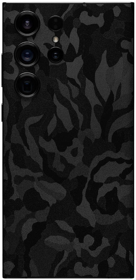 Αυτοκόλλητο Skin Προστασίας Πλάτης - Samsung Galaxy S24 Ultra - Gams Premium Vinyl Skin Back Plate - Camo Black (GAMS-VNL-SKI
