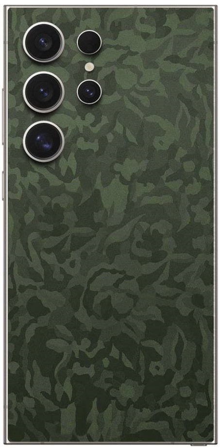 Αυτοκόλλητο Skin Προστασίας Πλάτης - Samsung Galaxy S24 Ultra - Gams Premium Vinyl Skin Back Plate - Camo Green (GAMS-VNL-SKI