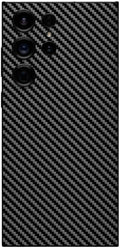 Αυτοκόλλητο Skin Προστασίας Πλάτης - Samsung Galaxy S24 Ultra - Gams Premium Vinyl Skin Back Plate - Carbon Fiber Black (GAMS