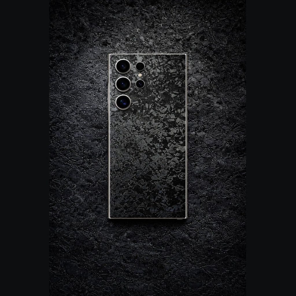 Αυτοκόλλητο Skin Προστασίας Πλάτης - Samsung Galaxy S24 Ultra - Gams Premium Vinyl Skin Back Plate - Forged Carbon (GAMS-VNL-