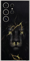 Αυτοκόλλητο Skin Προστασίας Πλάτης Samsung Galaxy S24 Ultra Gams Premium Vinyl Skin Back Plate Φωσφορίζον - Luminus Lion (GAM