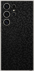 Αυτοκόλλητο Skin Προστασίας Πλάτης - Samsung Galaxy S24 Ultra - Gams Premium Vinyl Skin Back Plate - Honeycomb Black (GAMS-VN