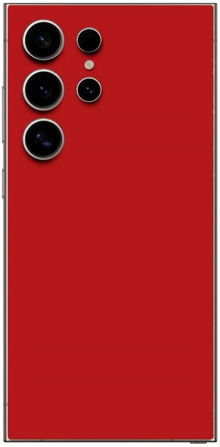 Αυτοκόλλητο Skin Προστασίας Πλάτης - Samsung Galaxy S24 Ultra - Gams Premium Vinyl Skin Back Plate - Red Matte (GAMS-VNL-SKIN