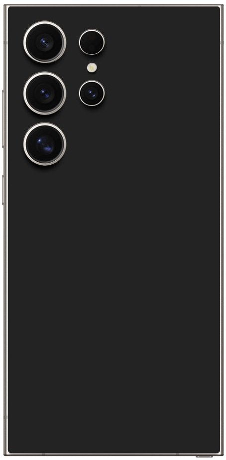 Αυτοκόλλητο Skin Προστασίας Πλάτης Samsung Galaxy S25 Ultra Gams Premium Vinyl Skin Back Plate - Black Matte (GAMS-VNL-SKIN-B