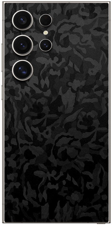 Αυτοκόλλητο Skin Προστασίας Πλάτης Samsung Galaxy S25 Ultra Gams Premium Vinyl Skin Back Plate - Camo Black (GAMS-VNL-SKIN-CB