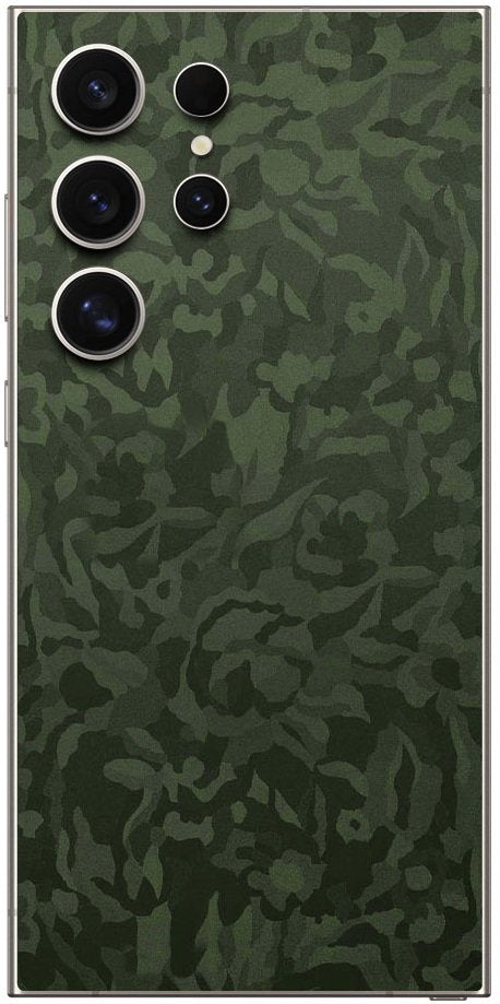 Αυτοκόλλητο Skin Προστασίας Πλάτης Samsung Galaxy S25 Ultra Gams Premium Vinyl Skin Back Plate - Camo Green (GAMS-VNL-SKIN-CG