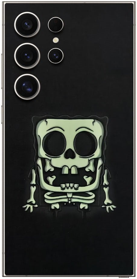 Αυτοκόλλητο Skin Προστασίας Πλάτης Samsung Galaxy S25 Ultra Gams Premium Vinyl Skin Back Plate Φωσφορίζον - Luminus Square Sp