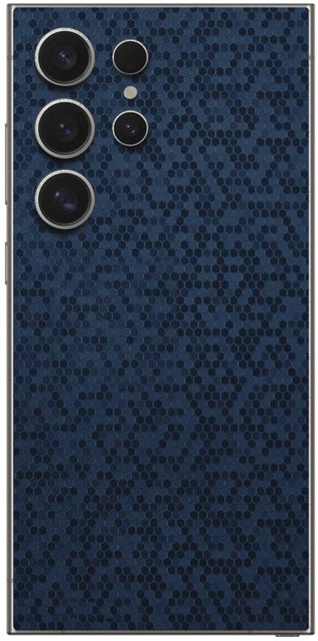 Αυτοκόλλητο Skin Προστασίας Πλάτης Samsung Galaxy S25 Ultra Gams Premium Vinyl Skin Back Plate - Honeycomb Blue (GAMS-VNL-SKI