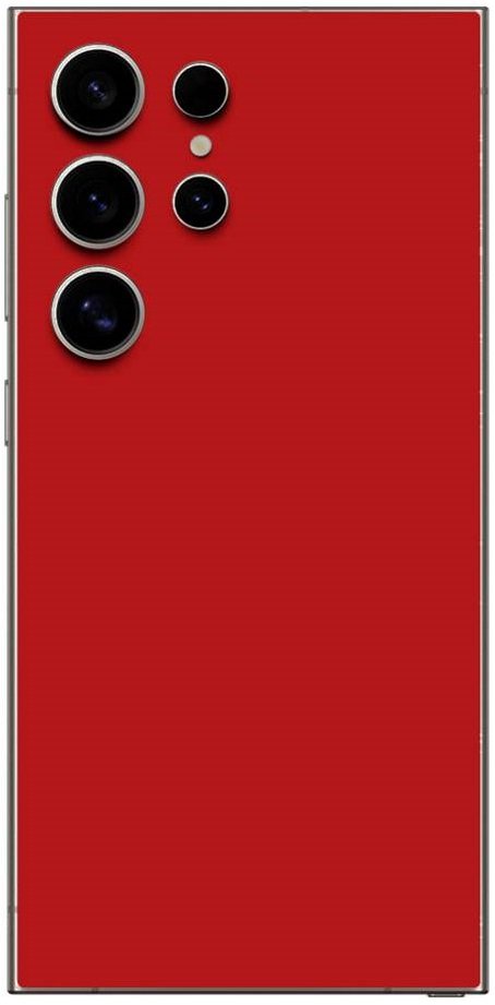 Αυτοκόλλητο Skin Προστασίας Πλάτης Samsung Galaxy S25 Ultra Gams Premium Vinyl Skin Back Plate - Red Matte (GAMS-VNL-SKIN-RM-