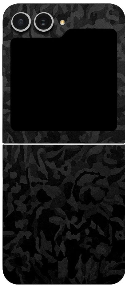 Αυτοκόλλητο Skin Προστασίας Πλάτης - Samsung Galaxy Z Flip6 - Gams Premium Vinyl Skin Back Plate - Camo Black (GAMS-VNL-SKIN-