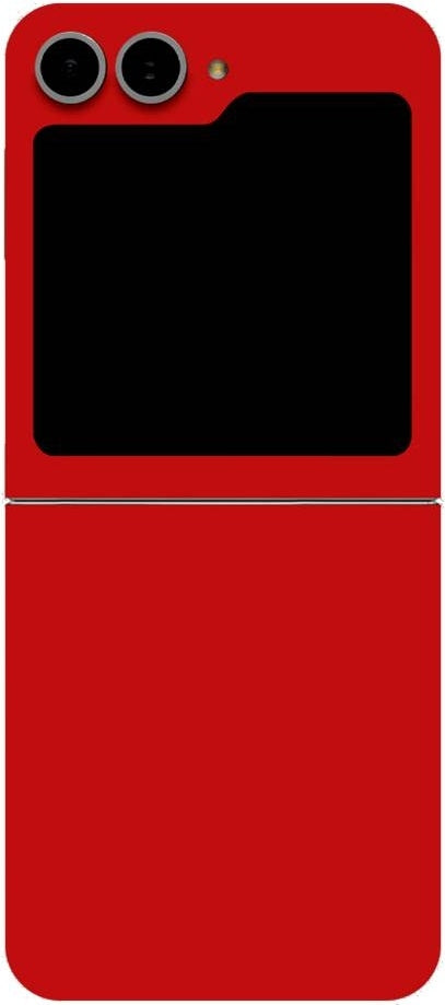 Αυτοκόλλητο Skin Προστασίας Πλάτης - Samsung Galaxy Z Flip6 - Gams Premium Vinyl Skin Back Plate - Red Matte (GAMS-VNL-SKIN-R