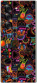 Αυτοκόλλητο Skin Προστασίας Πλάτης - Samsung Galaxy Z Fold6 - Gams Premium Vinyl Skin Back Plate - 3D Neon (GAMS-VNL-SKIN-3DN