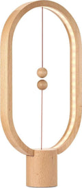 Allocacoc Heng Balance Lamp Ellipse - Διακοσμητικό Φωτιστικό με Μαγνητικό Διακόπτη - Light Wood - 2 Έτη Εγγύηση (DH0037/HBLEU