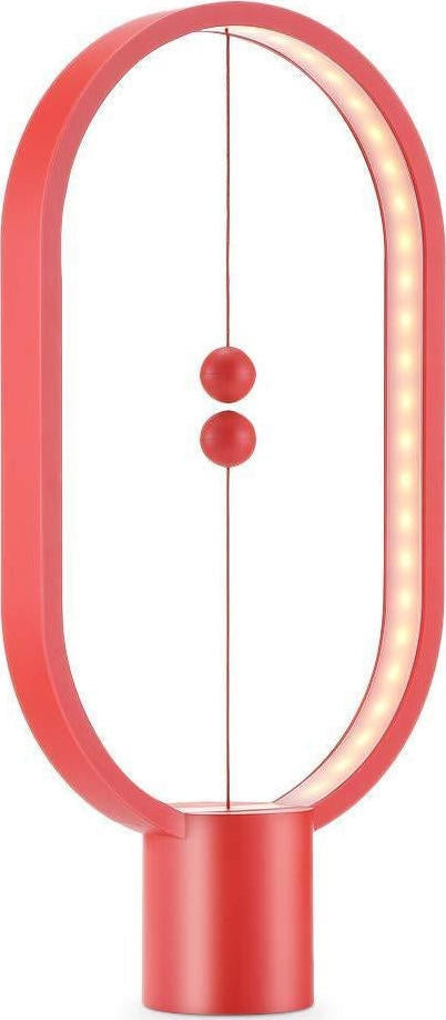Allocacoc Heng Balance Platsic Lamp Ellipse - Φωτιστικό με Μαγνητικό Διακόπτη - Boston Red (DH0040RD/HBLEUB)