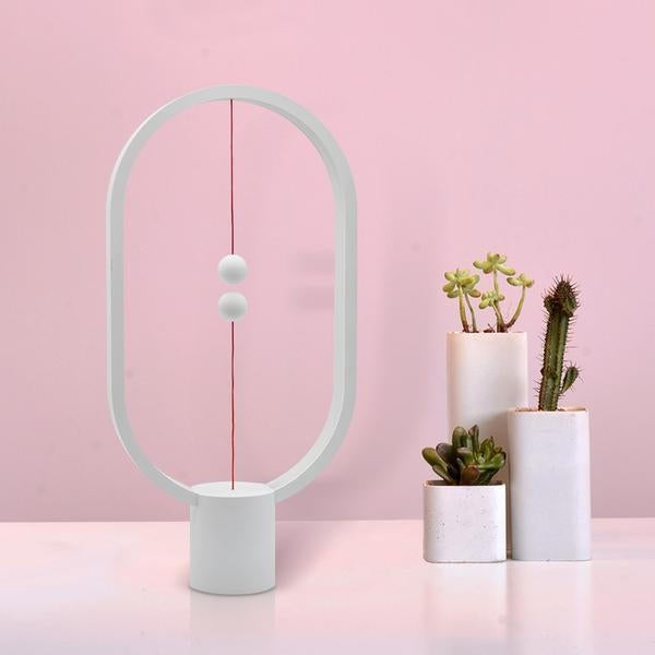 Allocacoc Heng Balance Platsic Lamp Ellipse - Φωτιστικό με Μαγνητικό Διακόπτη - Wyoming White (8719186023872)