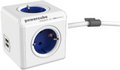 Allocacoc PowerCube Extended USB - Πολύπριζο με 4 Υποδοχές 3680W & Καλώδιο 150cm - 2 x USB-A - 10.5W - Cobalt Blue - 2 Έτη Εγ