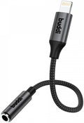 Αντάπτορας Ήχου Buddi Ease Lightning (Male) σε 3.5mm Jack Aux (Female) με DAC Τσιπ 5 Έτη Εγγύηση - Black (8719246459344)