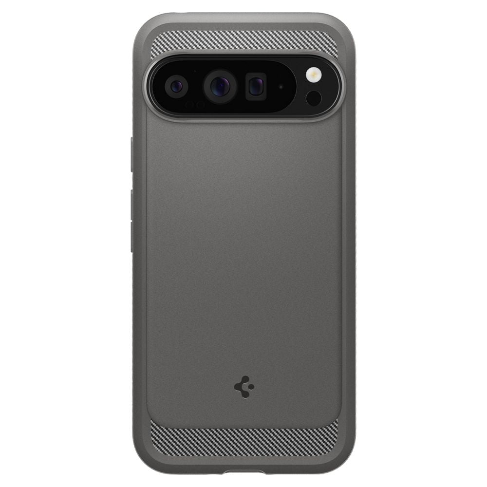 Ανθεκτική Θήκη Σιλικόνης - Google Pixel 9 Pro XL - Spigen Rugged Armor - Marble Gray (ACS07784)