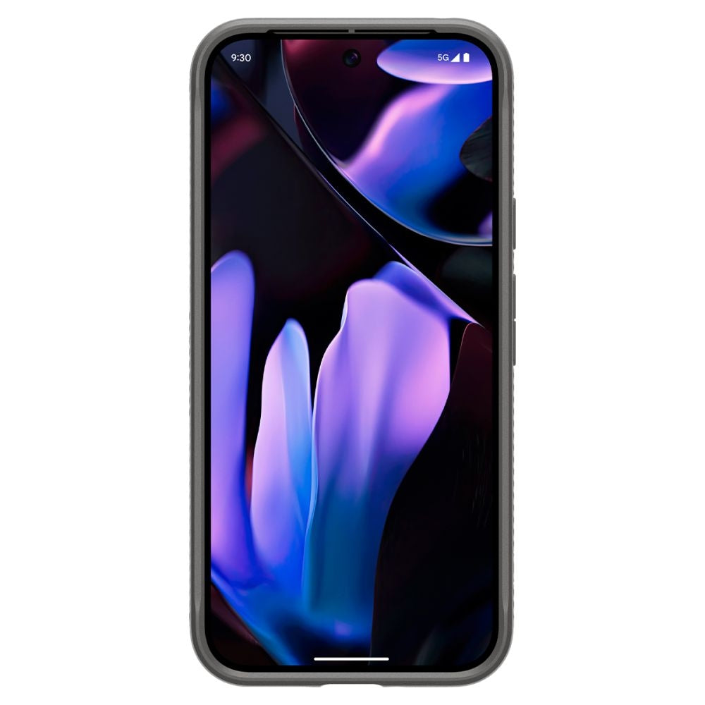 Ανθεκτική Θήκη Σιλικόνης - Google Pixel 9 Pro XL - Spigen Rugged Armor - Marble Gray (ACS07784)
