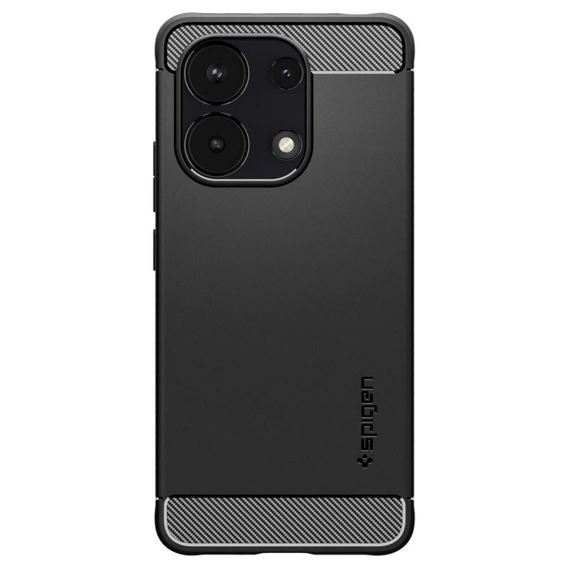 Ανθεκτική Θήκη Σιλικόνης - Xiaomi Redmi Note 13 4G - Spigen Rugged Armor - Matte Black (ACS07664)
