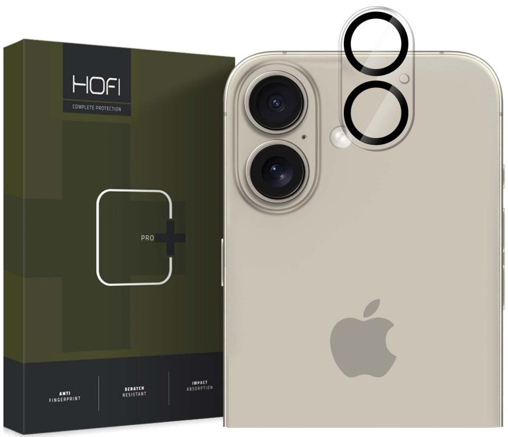 Αντιχαρακτικό Γυαλί Προστασίας Apple iPhone 16 / 16 Plus - Hofi Cam Pro+ Camera Tempered Glass για Φακό Κάμερας - Clear (5906
