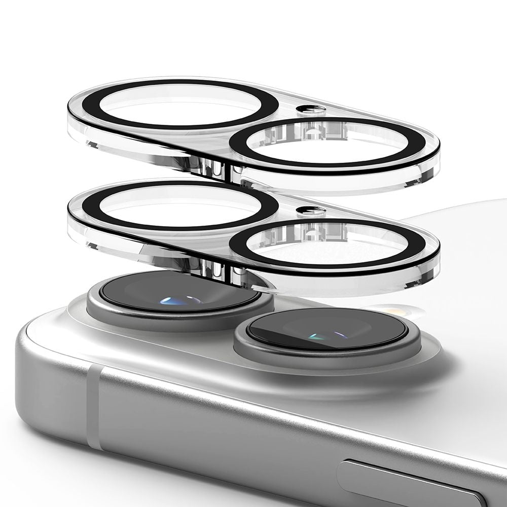 Αντιχαρακτικό Γυαλί Προστασίας Apple iPhone 16 / 16 Plus - Ringke Camera Protector Full Cover Glass για Φακό Κάμερας - 2 Τεμά
