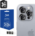 Αντιχαρακτικό Γυαλί Προστασίας Apple iPhone 16 Pro / 16 Pro Max - 3MK Lens Protection Pro για Φακό Κάμερας - Titanium Silver 