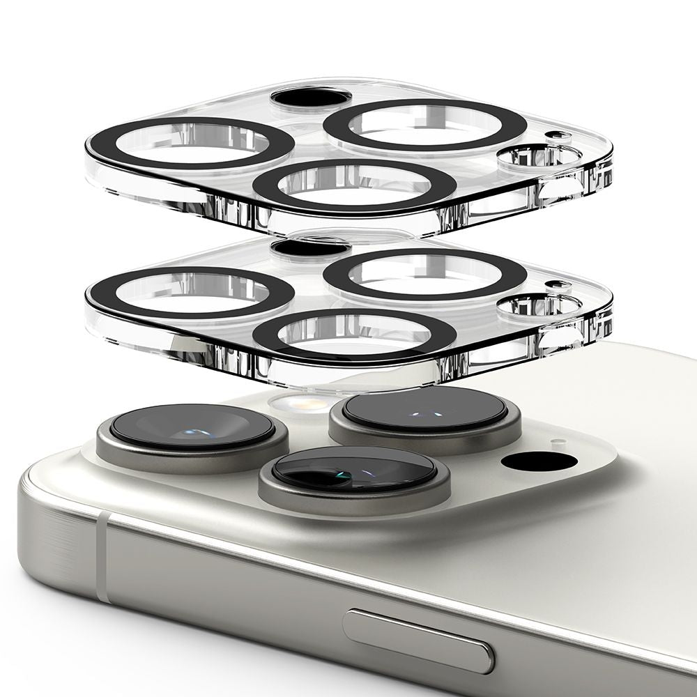 Αντιχαρακτικό Γυαλί Προστασίας Apple iPhone 16 Pro / 16 Pro Max - Ringke Camera Protector Full Cover Glass για Φακό Κάμερας -