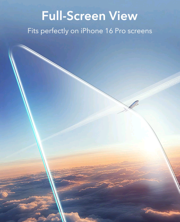Αντιχαρακτικό Γυαλί Προστασίας Apple iPhone 16 Pro - ESR Armorite Ultra Tempered Glass Οθόνης - Clear (4894240236055)